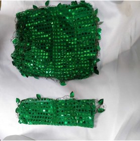 Resim Aker Hediyelik Fıstık Yeşili Halay Mendili Hesaplı 50li Gelin Nedime Lüks Pullu Halay Mendili Kına Halay Mendilleri 