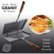 Resim ZBAHOME Iç Dış Granit Ocak Üstü Tost Makinesi 