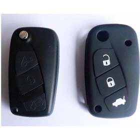 Resim Fiat Uyumlu Fiorino Liinea Doblo Silikon Kumanda Kılıfı 3 Buton 