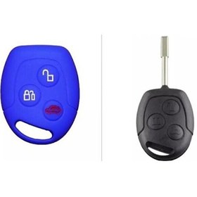 Resim Ford Fiesta Mondeo Focus Transit Fusion Uyumlu Silikon Anahtar Koruma Kılıfı 