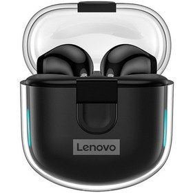 Resim Lenovo Lp12 Siyah Kablosuz Kulaklık Hifi Stereo Düşük Gecikme 9885 Siyah 