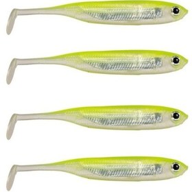 Resim Ryuji Real Fish 10cm 4.5gr Silikon Yem 4 Adet Lemon 