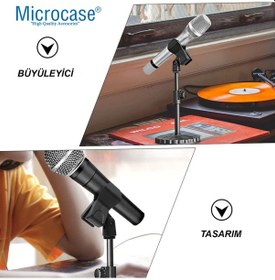 Resim Universal Mikrofon Tutucu Parça Mikrofon Kelepçesi Al4620 