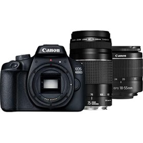 Resim Canon EOS 4000D 18-55 + 75-300 LENS 