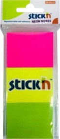 Resim Stickn Yapışkanlı Not Kağıdı 38x50 Mm 3 Neon Renk 