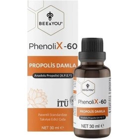 Resim Bee & You Phenolix-60 Propolis Damla 30 Ml 