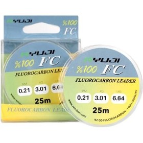 Resim %100 Fluorocarbon 25 Mt Lider Misina 0.37Mm 