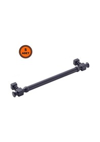 Resim 5 Adet Doğanlar Dragon 128 Mm Mobilya Kulp Mat Siyah 