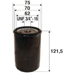 Resim VALEO 586030 YAĞ FİLTRESİ FIESTA III-IV-V-FOCUS-MONDEO III-ESCORT 