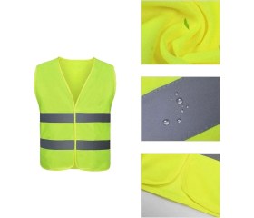 Resim KKDSTOCK Fosforlu Reflektörlü Ikaz Yeleği 5 cm Reflektörlü Motosiklet Scooter 