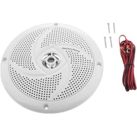 Resim Xurunkeji 6,5 İnç Deniz Hoparlörü Su Geçirmez 60w Tekne Hoparlörü Ses Amplifikatörü Kablolu Tekne Deniz Araba Karavan Ses Sistemi İçin 