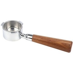 Resim Novahub Delonghi Ec680/685 İçin Kahve Filtreleri 51mm Dipsiz Portafiltre, Ahşap Saplı, Yeniden Kullanılabilir Filtreler 