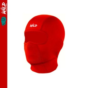 Resim Wild Athletic Balaklava Termal Spor Motor Maske Kırmızı Shadow 