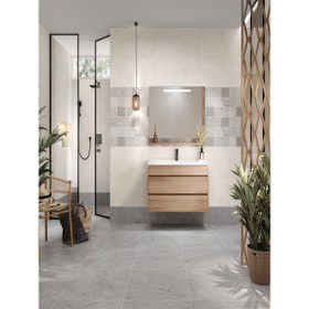 Resim Çanakkale Seramik Urban Karo Gri 40 x 80 cm 1,28 m2 