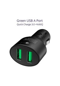 Resim Tronsmart Çift Usb Çıkışlı Dual Port Qc 3.0 Hızlı Araç Şarj Cihaz 