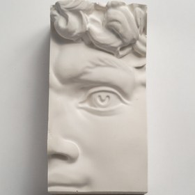 Resim David Dekoratif Obje, Kitap Tutucu - Beyaz 