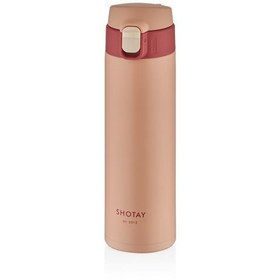 Resim Shotay ST-8014 450ml Pembe Çelik Termos 