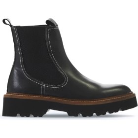 Resim Bueno Shoes Siyah Deri Kadın Düz Bot 01WV9905 01WV9905 