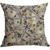Resim RICH DOLLAR YASTIK KILIFI (Hemen Teslim) 