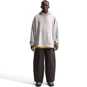 Resim Nike Sportswear Club Oversized French Terry Pullover Erkek Gri Günlük Stil Sweatshirt IF0745-063 