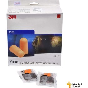 Resim 3m 1100 Kulak Tıkacı 200 Çift 