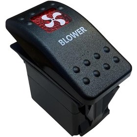Resim Ayt Havalandırma Sembollu Lambalı Işıklı Araç On Off Aç Kapa Anahtar Düğme Oto İçin 12-24 Volt Switch 3 Pinli 
