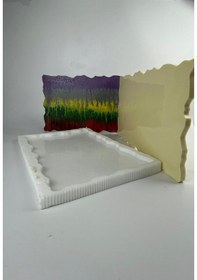 Resim Dekoratif Büyük Nişan Tepsisi Silikon Kalıp 