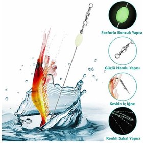 Resim MSO Olta Balıkçılık Fosforlu Silikon Karides Yapay Yem 