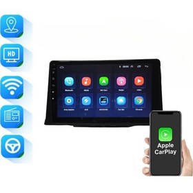 Resim Citroen Berlingo/ Opel Combo/ Peugeot Rifter 10 İnç 8-128 Pro Model Qled Ekran 9" 