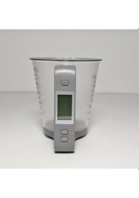 Resim Oldfriend Gri 0 01g Hassas Mutfak Terazisi 5 Birim G Oz Ml Lb Ölçüm Kapaklı Pil Dahil Gri 