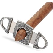 Resim Lüks Giyotin Puro Kesici Tütün Kesme Metal Puro Bıçağı Makas Keskin Sigara Aksesuarları Retro Altın | Puro Aksesuarları 