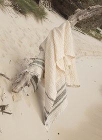 Resim Lisa Müslin Peştemal 80x150 - Denim / 80 x 150 cm 