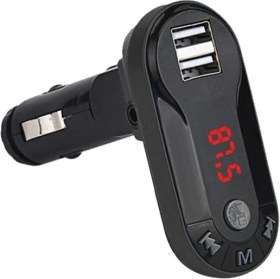 Resim HL-19683 Bt-Fm Modulatör Çift Usb/sd/mp3 12-24 Volt Hafızasız Bluetooth Fm Transmıtter 