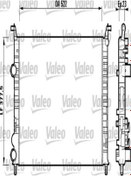 Resim Valeo 732948 Radyator Mekanik ( Fiat : Palio 1.2 01 / Strada ) 46815887 46819261 (WC174391) 