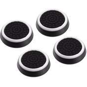 Resim Noktalı Xbox One S/one X/xbox E/xbox 360 Analog Koruyucu Silikon Pad Siyah Beyaz 