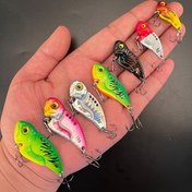 Resim 6 adet Metal Teasing VIB Lure Seti, 3g-20g, Bass ve Pike için Uzun Döküm Sapan, Karışık Renkler, Çinko Alaşımlı, Şükran Günü, Noel, Cadılar Bayramı, Yeni Yıl, Festivite İdeal, Bass Balıkçılık Taktiği|Titreşen Lure|Dayanıklı İnşaat 
