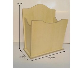 Resim Selena Büyük Boy Lüks Ahşap Posta Kutusu Villa Tipi - Akça 