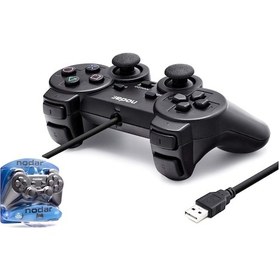 Resim Nodar Nd-201 Oyun Kolu Gamepad Pc Game Usbli Titreşimli 