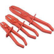 Resim Yifomall Otomotiv Tamiri İçin 30cm Mavi Düz Uçlu 6'lı Plastik Boru Kapatıcı Pense Seti - Dayanıklı, Kolay Kullanım, Farklı Araçlarla Uyumlu 