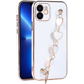 Resim Apple Uyumlu iPhone 11 Uyumlu Kalbim Kılıf-beyaz - 