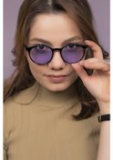 Resim Lunox LNX003 Niobe Siyah Mor Cam Unisex Güneş Gözlüğü 