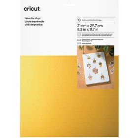 Resim Crıcut 2010364 Yazdırılabilir Vinil 21X29.7CM 10 Sayfa Altın 