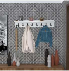 Resim Kenzlife Elbise Askılığı Askılık Vettini Byz 20 100 12 Siyah 8 Adet Askı Portmanto Diğer 