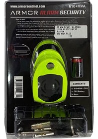 Resim Armor 610 Mva Plus Alarmlı Disk Kilidi 10 Mm. Gümüş 
