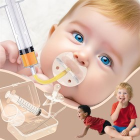 Resim İlaç Besleme Seti, Ölçü Kabı ve Temizlik Fırçası - Şeffaf Silikon, Kullanımı Kolay Ebeveynler İçin İlaç Dağıtıcısı, İlaç Besleme Seti | Şeffaf | Dayanıklı Silikon, İlaç Besleme Malzemeleri 