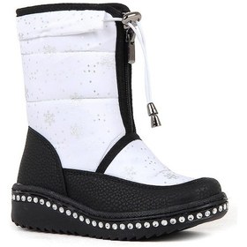 Resim Cool Le Petit Kız Çocuk Taşlı Termal Kar Bot (457118221) 