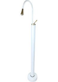 Resim Pure Minimal Yerden Bağlantılı Kolon Lavabo Armatürü 