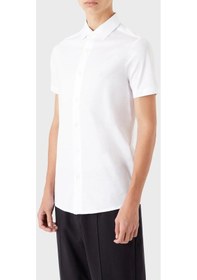 Resim Emporio Armani Erkek Gömlek 8N1CG0 1JUVZ 0100 Beyaz 