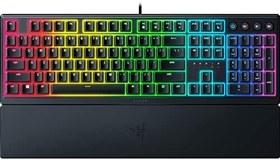 Resim Razer Ornata V3 - Düşük Profilli Oyun Klavyesi (Hibrit Mecha-Membran Anahtarı, UV Kaplamalı Tuş Başlıkları, Manyetik Yumuşak Dokunuşlu Bilek Desteği, RGB Chroma) TR Düzeni | Siyah 