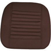 Resim Rogfer Kahverengi Bambu Kömürlü Nane Tohumlu Araba Ön Koltuk Yastığı - Nem Emici, Akıcı, Tüm Modyellere Uygun, Yıkama Kolay Otomobil Döşeme 